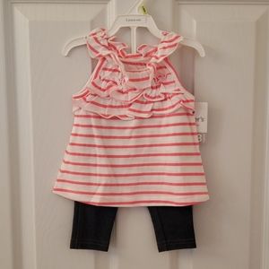 NWT Carter's 3 month girls tank with pants